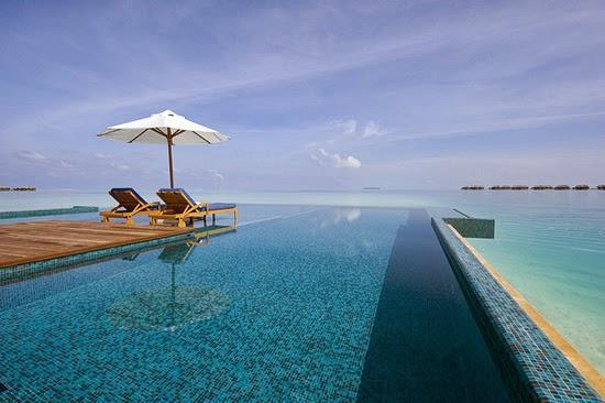 Infinity Edge Pool at Conrad Maldives Rangali Island