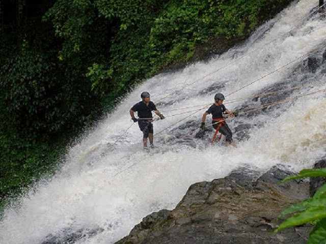 Waterfall Rappelling in India