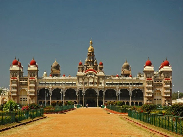 View of Mysore Palace in Karnataka