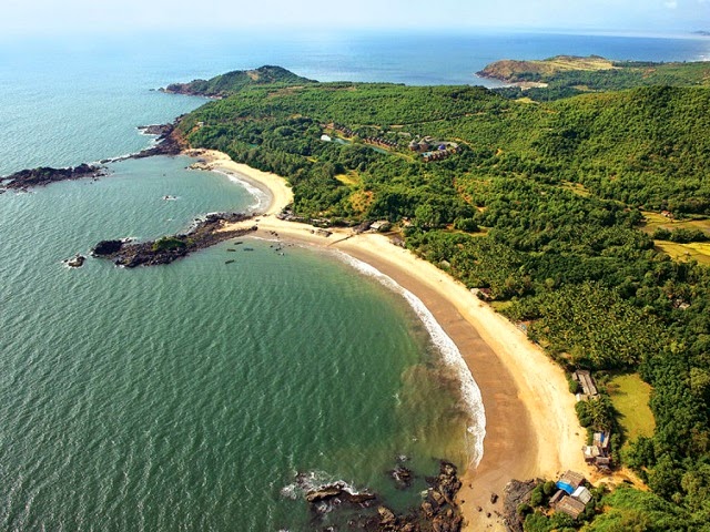 Places to Visit in Gokarna Om Beach Gokarna, Karnataka