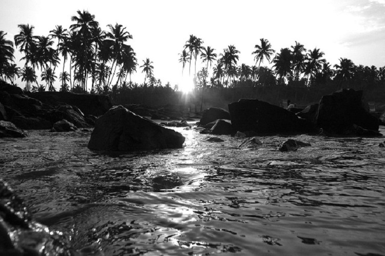 Sunrise at Vagator beach Goa