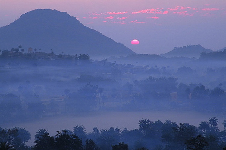 Sunrise view at Mount Abu