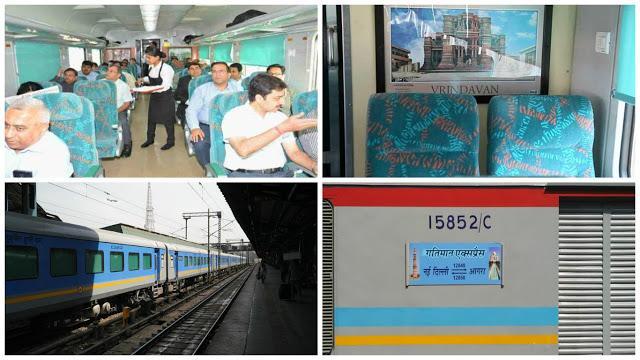 Delhi To Agra Aboard Gatimaan Express: A High Speed Luxury Train Journey