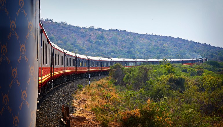 Deccan Odyssey one of the luxury trains of India.