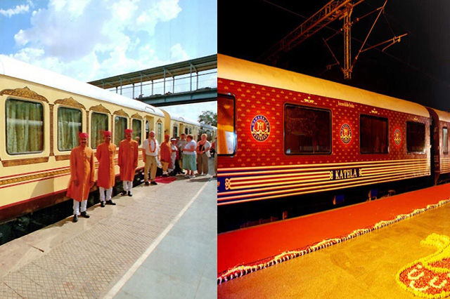 What is the difference between Palace on Wheels and Maharajas Express?