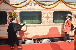 Exteriors of Buddhist Circuit Tourist Train