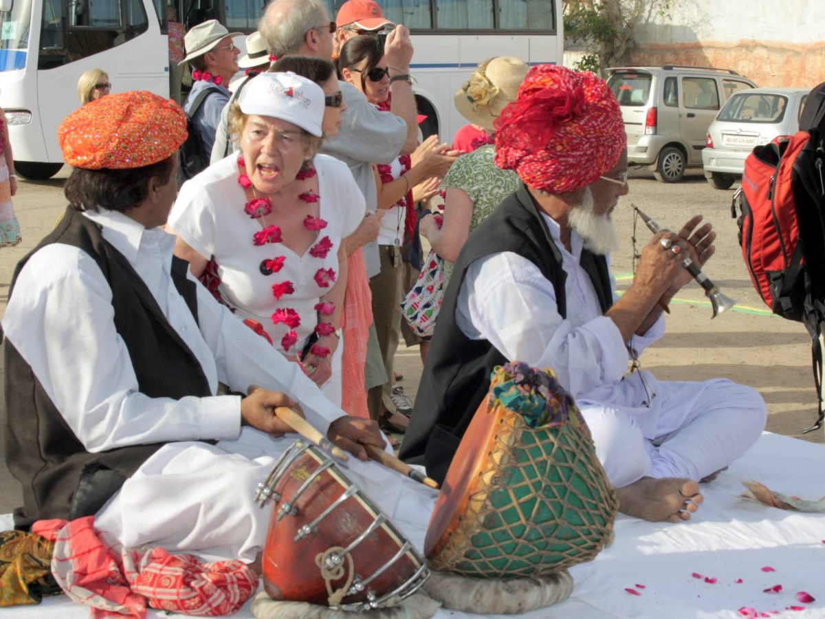 Guests Interacting with Performers