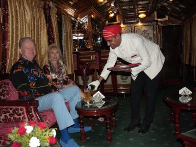 Staff Serving Guests on Board Tjhr