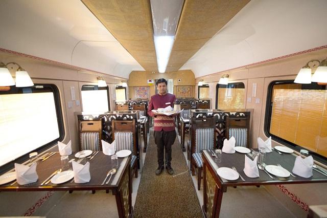 Rajasthan Tourist Train Dining Car