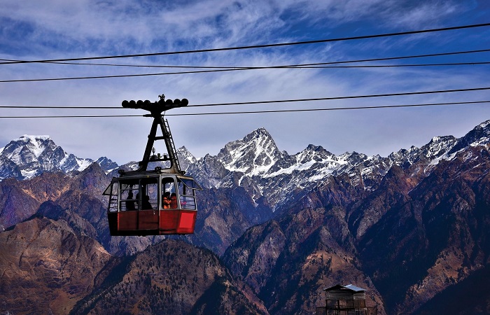 Auli is one of the most thrilling skiing destinations in India