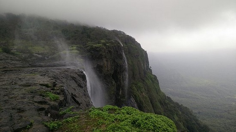 Visit the Upward Flowing Naneghat Waterfall in Maharashtra