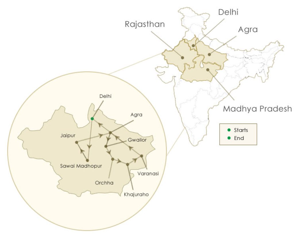 Cultural Odyssey Route Map