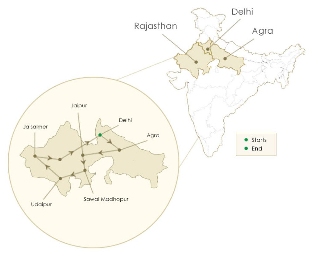 Heritage Odyssey Route Map