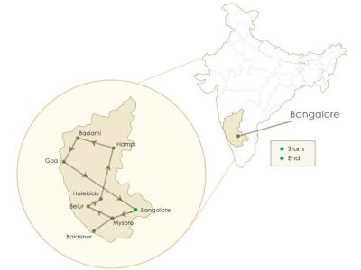 Pride of Karnataka Route Map