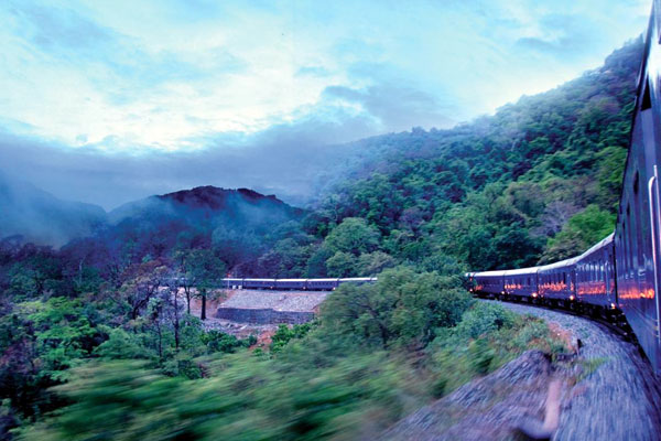 How do safety standards on luxury trains compare with regular trains and cruises